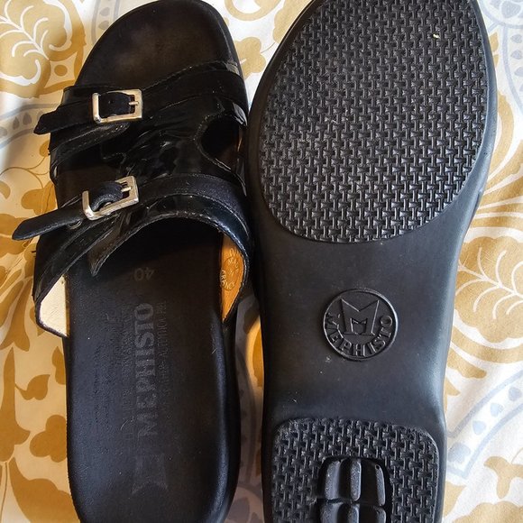 Mephisto Patent Leather Sandals - Picture 3 of 5